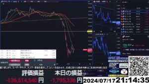 【FX生配信】事故って大爆損、もうやる気しない