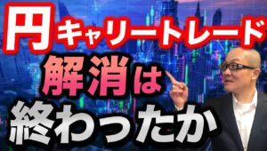 【2024年8月12日】円キャリートレード  解消は終わったか　低金利の円を借入れ高金利の外貨を買うのが典型的な円キャリートレード　焦点はどこまでを円キャリートレードとするかでしょう