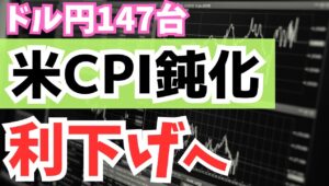 【2024年8月15日】ドル円147円台  米CPI鈍化  利下げへ　隣国のカナダが先月追加利下げまで発表している以上　米国の年内の大幅利下げも射程圏内　全体を一旦整理します