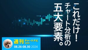 これだけ押さえれば大丈夫！FXチャート分析の５大要素。/週ナビ498