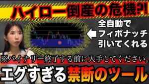 【危険だと判断した場合即終了】ハイローが終了する前に稼ぎ倒してください全自動でフィボナッチを引く最新ツール遂に解禁 #バイナリーオプション #バイナリー初心者 #投資