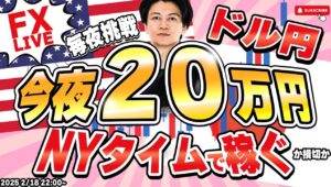 【FXライブ】毎夜２０万円稼ぐか損切か！ドル円151円台！FXスキャルピング&デイトレード 2/19 22:00