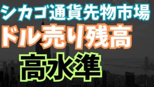 【2025年5月27日】シカゴ通貨先物市場　ドル売り残高高水準　直近約3か月の大きな変化は①ユーロが売り残から買い残に転じたこと　②市場全般ドル売りの残高が高水準で維持していること　全体をまとめます