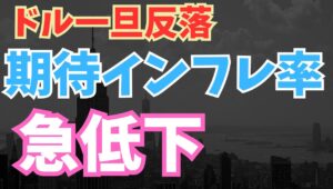 【2025年6月10日】ドル反落  米期待インフレ率が急降下  NY連銀は発表した5月の期待インフレ率は急低下　背景にあるのが5月の英国や中国との貿易、関税協議の一時的な合意