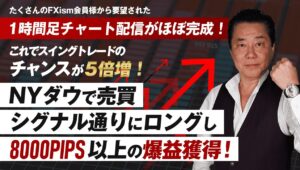 NYダウで売買シグナル通りにロングし８０００PIPS以上の爆益獲得！
