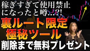 【悪用厳禁】裏ルート限定稼げすぎ噂のツール!!今回限定特別解禁