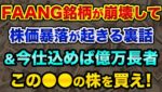 今買えば億万長者になれる株の銘柄は●●です。FAANG銘柄が崩壊して株価暴落が起きる裏話。おもしろい日本株を見つける方法がヤバすぎる【 株 日経平均 都市伝説 億万長者 バイオ 銘柄 新時代 】