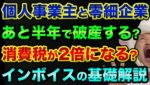 【初心者向け】消費税が2倍以上になる？インボイス制度の対策しないと超ヤバい【 株 FX 都市伝説 インボイス制度 個人事業主 】