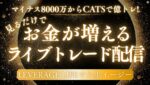【ＦＸ】マイナス8500満からキャッツで大逆転　11月6（水）